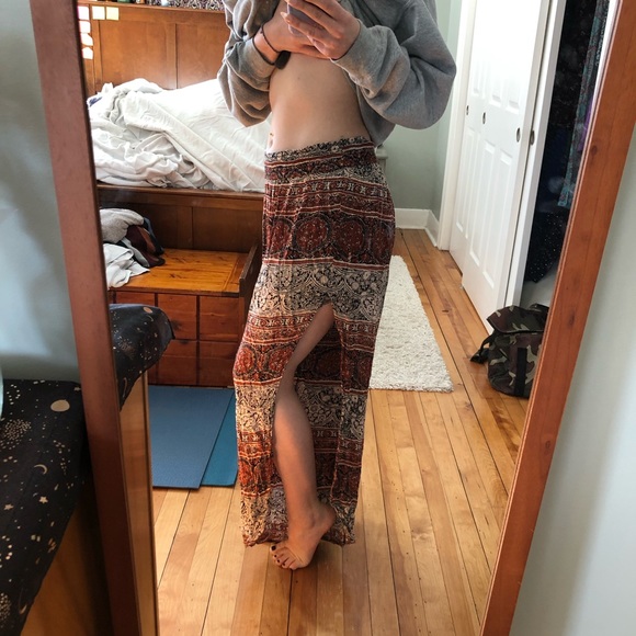Stretchy Flowy Boho Hippie Pants - Picture 6 of 7